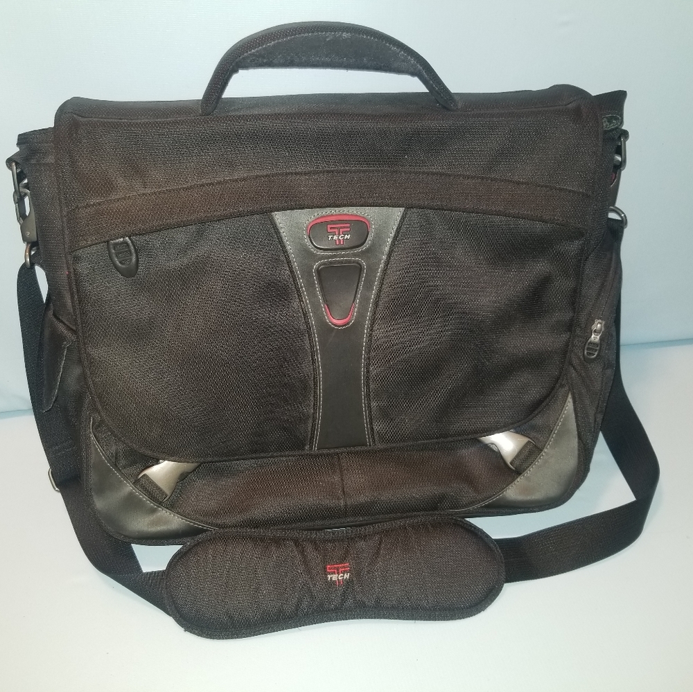 Tumi Black Shoulder Messanger Laptop Bag